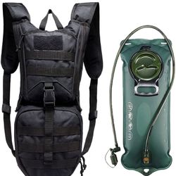New Tactical Hydration Pack Backpack with 2.5L TPU Water Bladder Military Water Backpack for Hiking,Cycling,Running