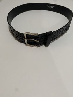 Genuine Leather Basket weave Belt
