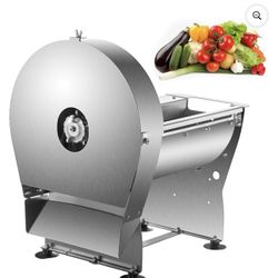 Electric Food Slicer, 0-0.4 in Adjustable Thickness 