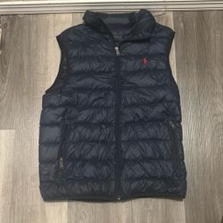 Polo Puffer Vest Navy Blue