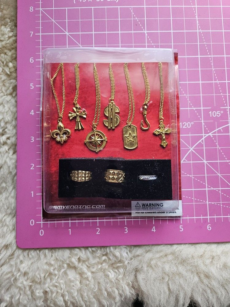 Kids Ages 3+, 10pc Costume Jewelry New In Original Packaging