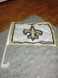 Saints car flag