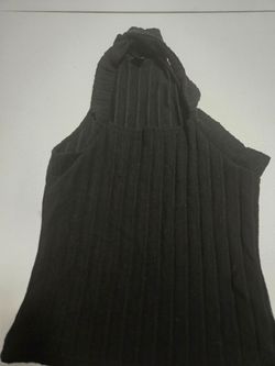 Black cross over shirt