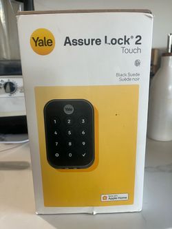 Yale Assure Lock 2 Touch Keypad Biometric Smart Lock, Fingerprint, Black
