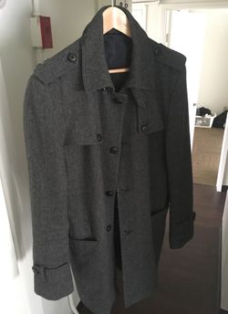 Overcoat slim grey