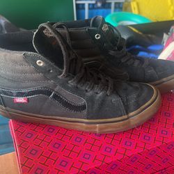 Vans Black High Top Size 9 