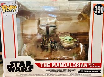 Funko Pop #390 The Mandalorian with The Child