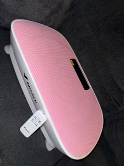 Merach Vibration Plate Exercise Machine with Lymphatic Drainage Feature Compact Design for Full Body Workout Max User Weight