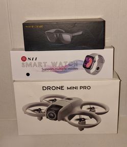 🔥 BRAND NEW 3-in-1 Tech Gift Bundle! (Drone + Smart Glasses + Smart Watch)