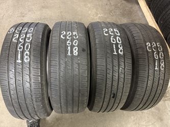 225/60 18 Full Set  Of 4 Tires Brand Michelin 
