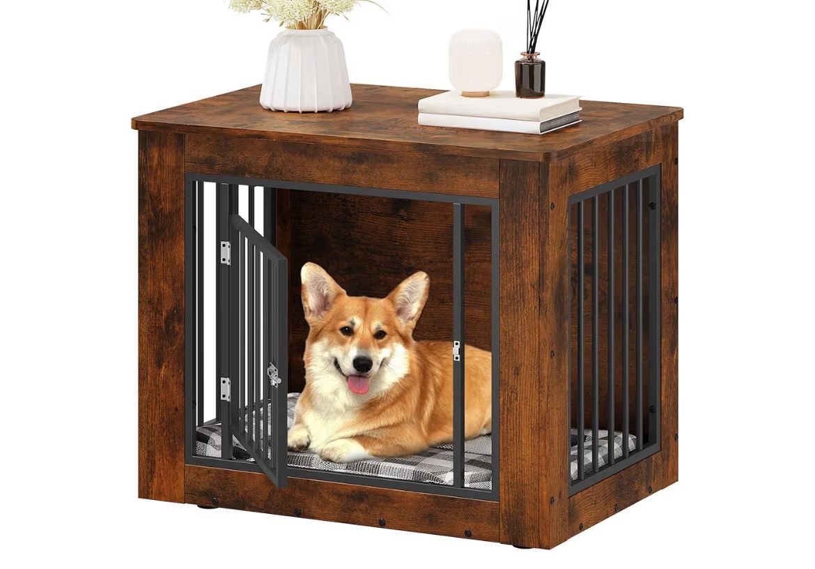 Decorative Rustic Dog Cage Barely Used