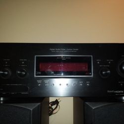Sony Receiver with Tower Speakers