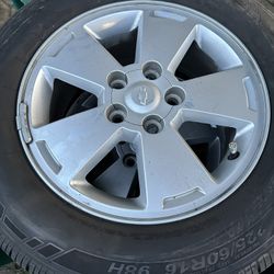 Set Of Chevy Wheels With Tires  225/60R16