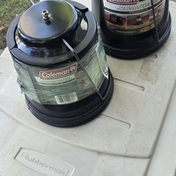 Coleman Two Mantle Instastart Quickpack Propane Lanterns