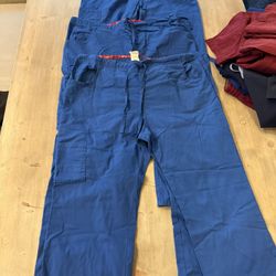Dickies scrub pants drawstring cargo style  Works Medium Tall