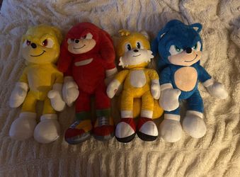 Super Sonic Tails Knuckles Build A Bear Bundle