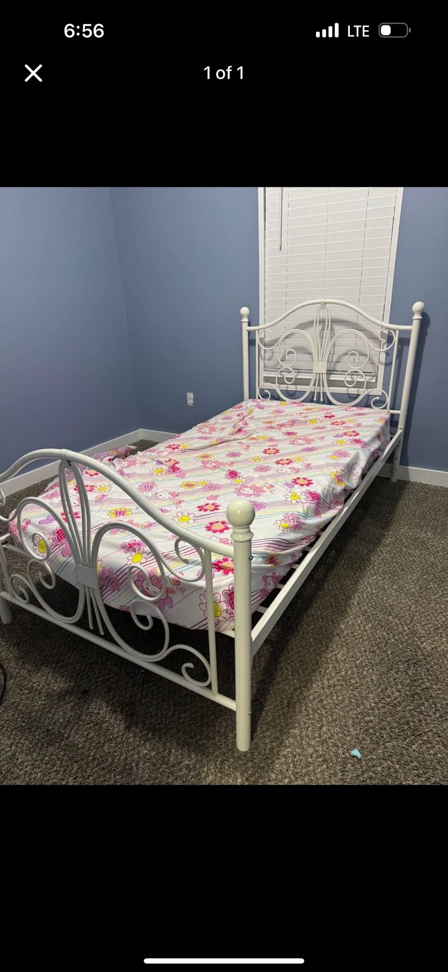 Twin Metal Bed Frame 