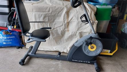 Gold's gym cycle trainer 400r recumbent exercise bike new arrivals