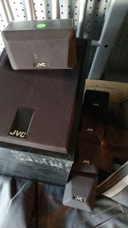 JVC surround sound speakers