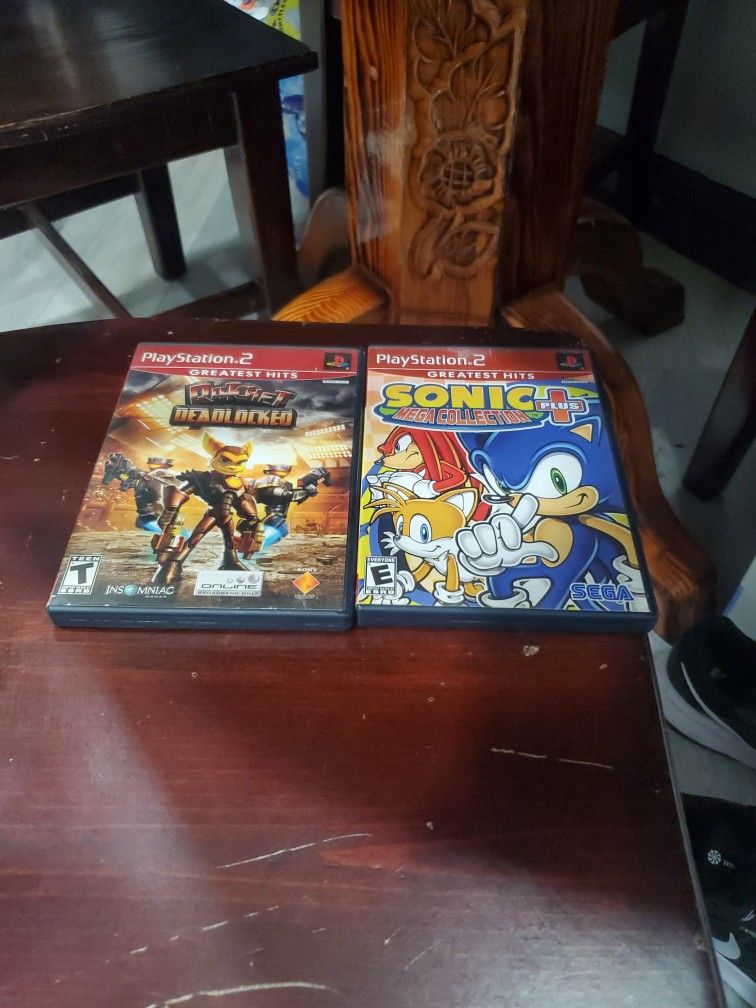 PS2 Games: Sonic And Ratchet