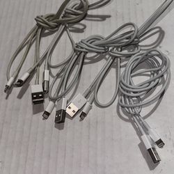 LOT OF 11 OEM APPLE CABLES