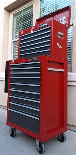 Large Sears Craftsman 17 drawers HD  Rollaway Tool Box