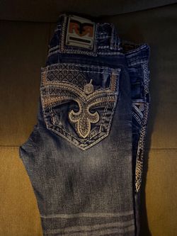 Men’s rock revival jeans