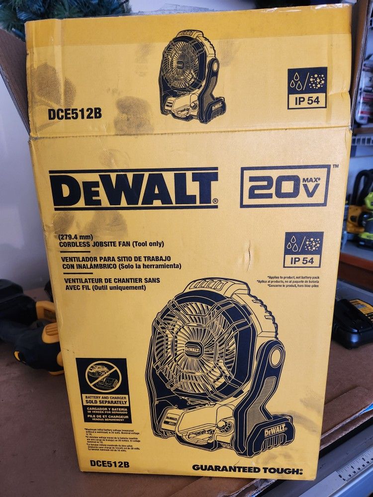 Dewalt 20v Jobsite Fan