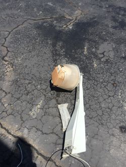 Mercury vapor light and hardware