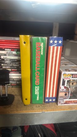 3 binders full of 1980s baseball cards/inserts