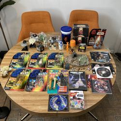Huge vintage STAR WARS Action Figure & Collectible Collection Lot