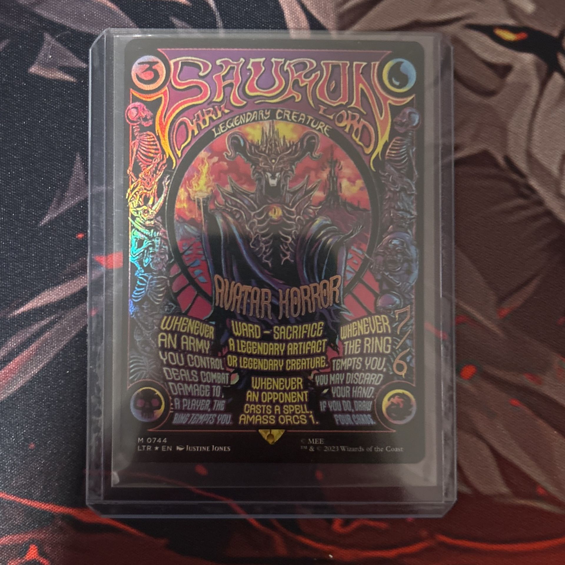 Sauron The Dark Lord - Foil Poster Art