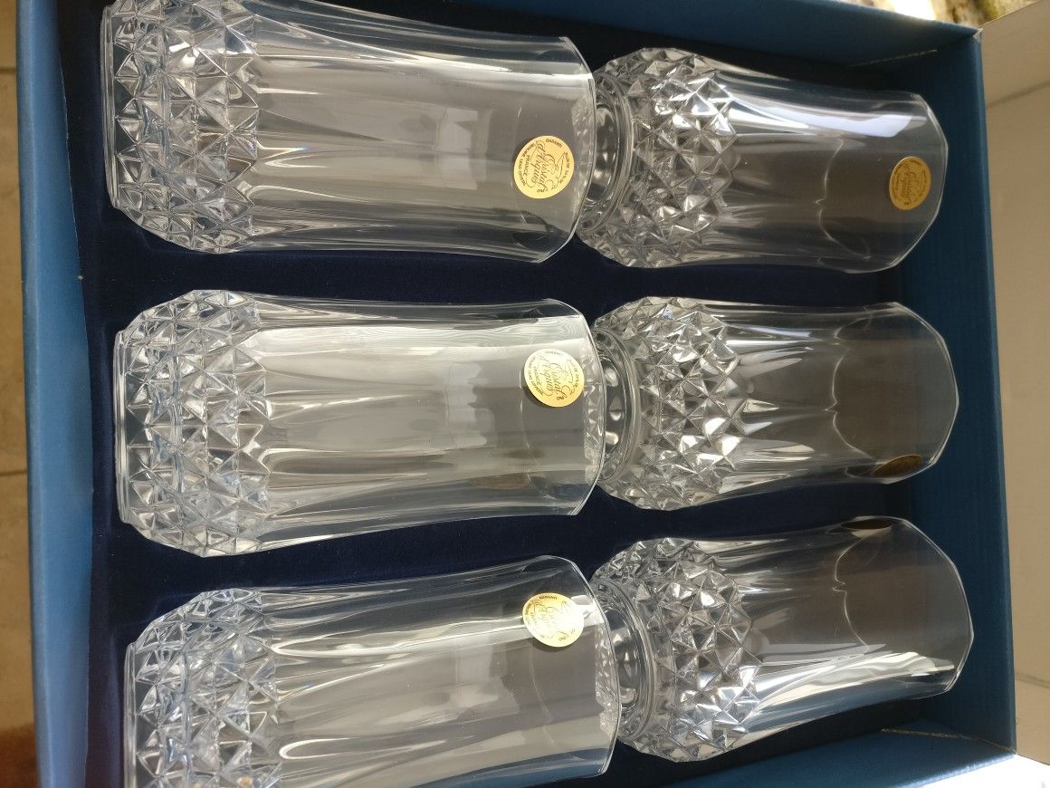 Garanti lead crystal tumblers