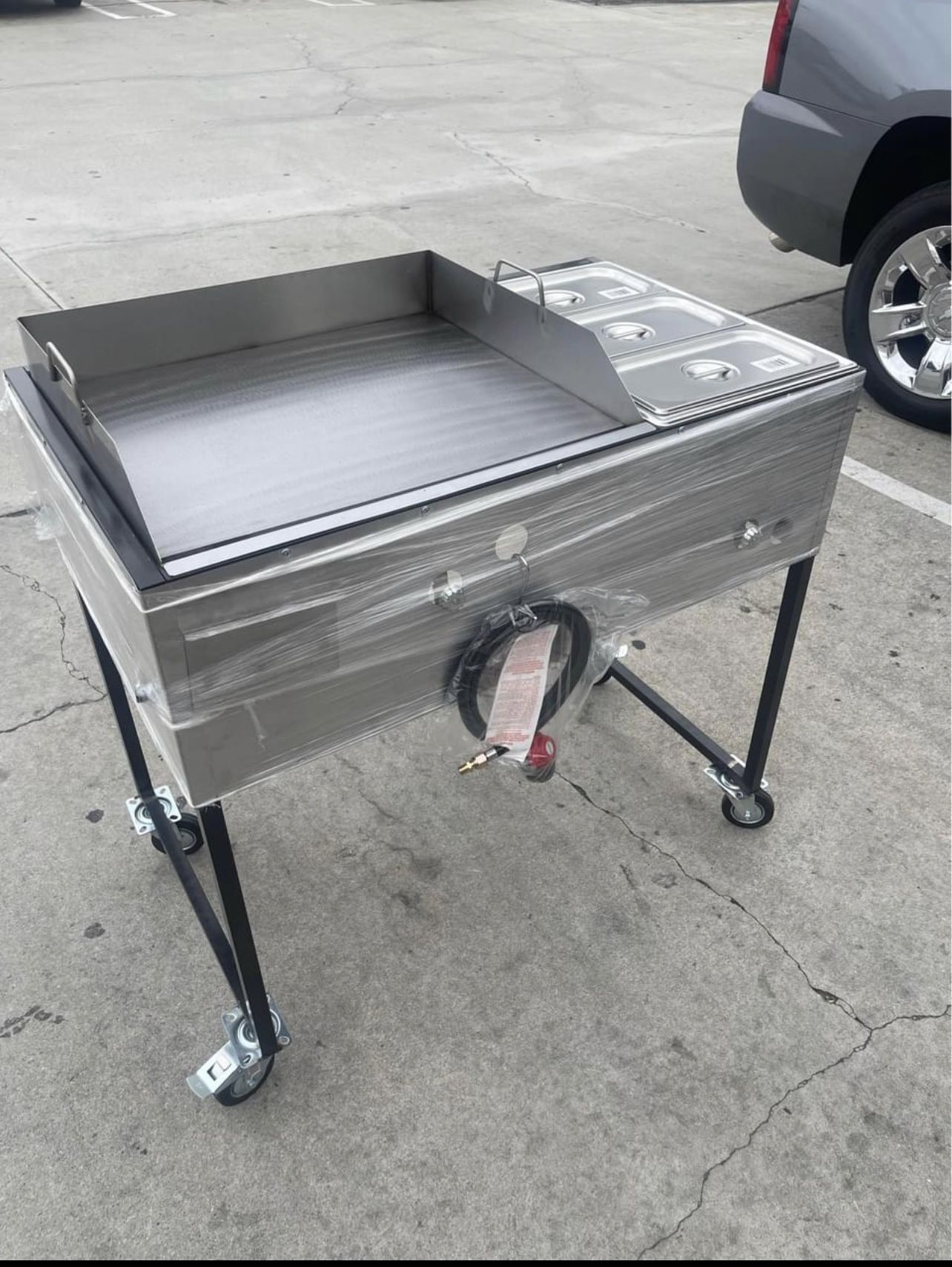 New Tacos Carts/ Planchas Nuevas Con Mangera