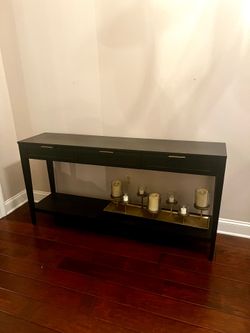 Target Threshold Black Entryway Table