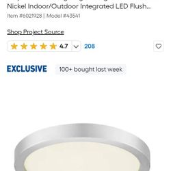 11 Inches Flat Ceiling Lights 