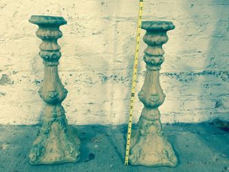 Pair of candle holders