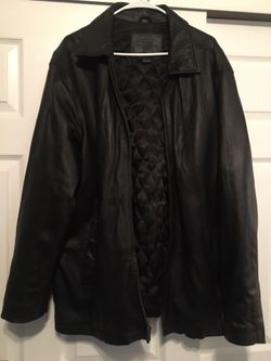 Genuine leather jacket large
