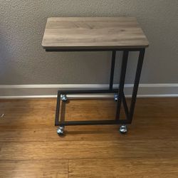 Rolling C Shape Desk/Side table 