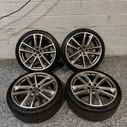 21" OEM Audi Q5 SQ5 A6 A7 A8 S6 S7 S8 Wheels Rims Set of 4 21X8.5 5x112 + Tires