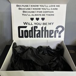 Will You Be My Godfather Proposal Box 