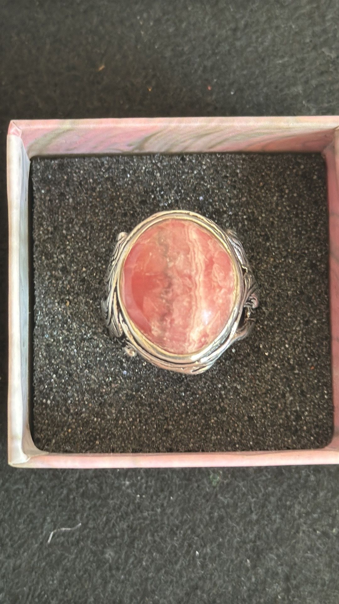 Large Rhodochrosite Ring 💘 All Reasonable Offers Accepted