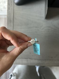 2 Ct Sterling Silver Moissanite Ring