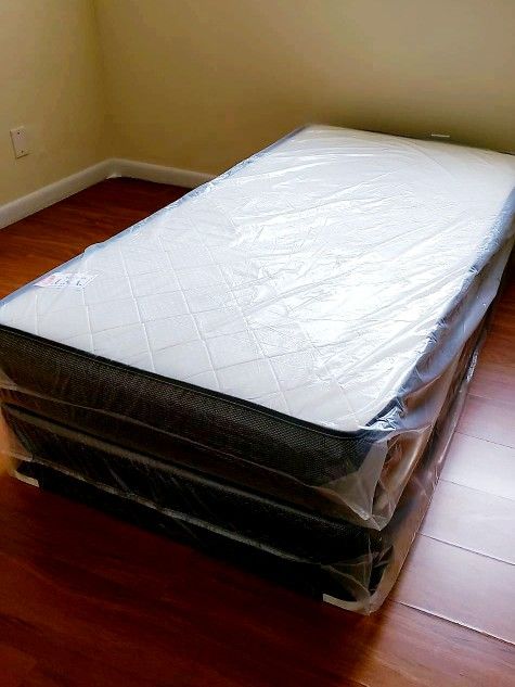 NEW TWIN MATTRESS AND BOX SPRING 😉 100% QUALITY & CONFORM 👌