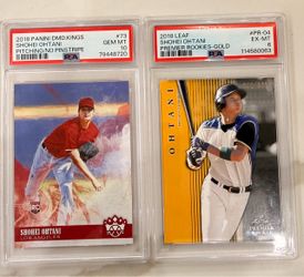 2018 Shohei Ohtani Rookie Card Lot (2) Pitching PSA-10 Batting /100 PSA-6 RC