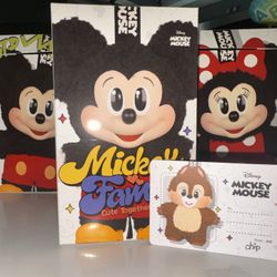 Chip + Dale - Pop Mart Mickey’s Family Plush Keychain