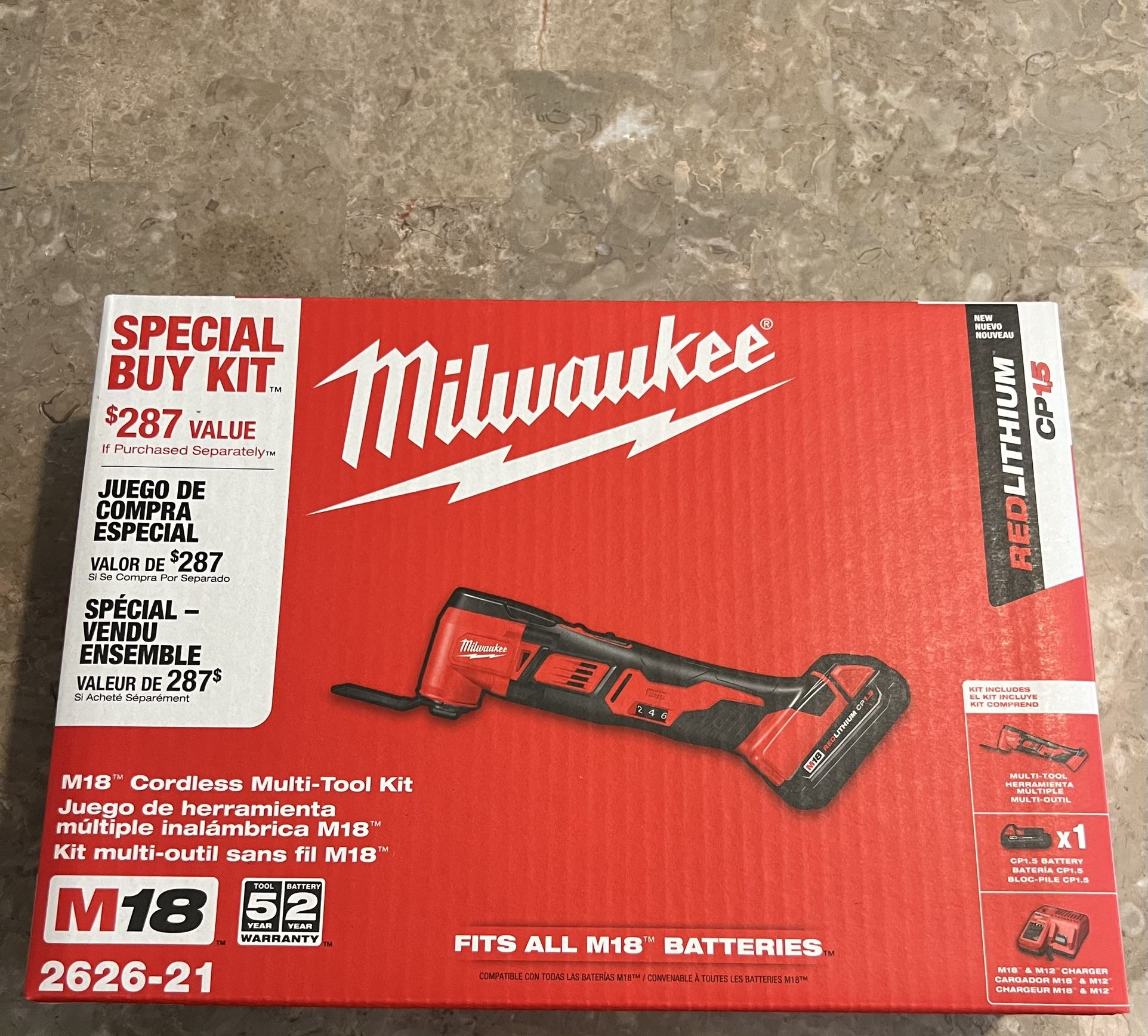Milwaukee - M18 Cordless Multi Tool Kit