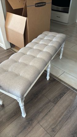 Upholstered bench