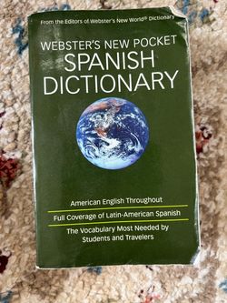 Used Webster’s New Pocket Spanish Dictionary