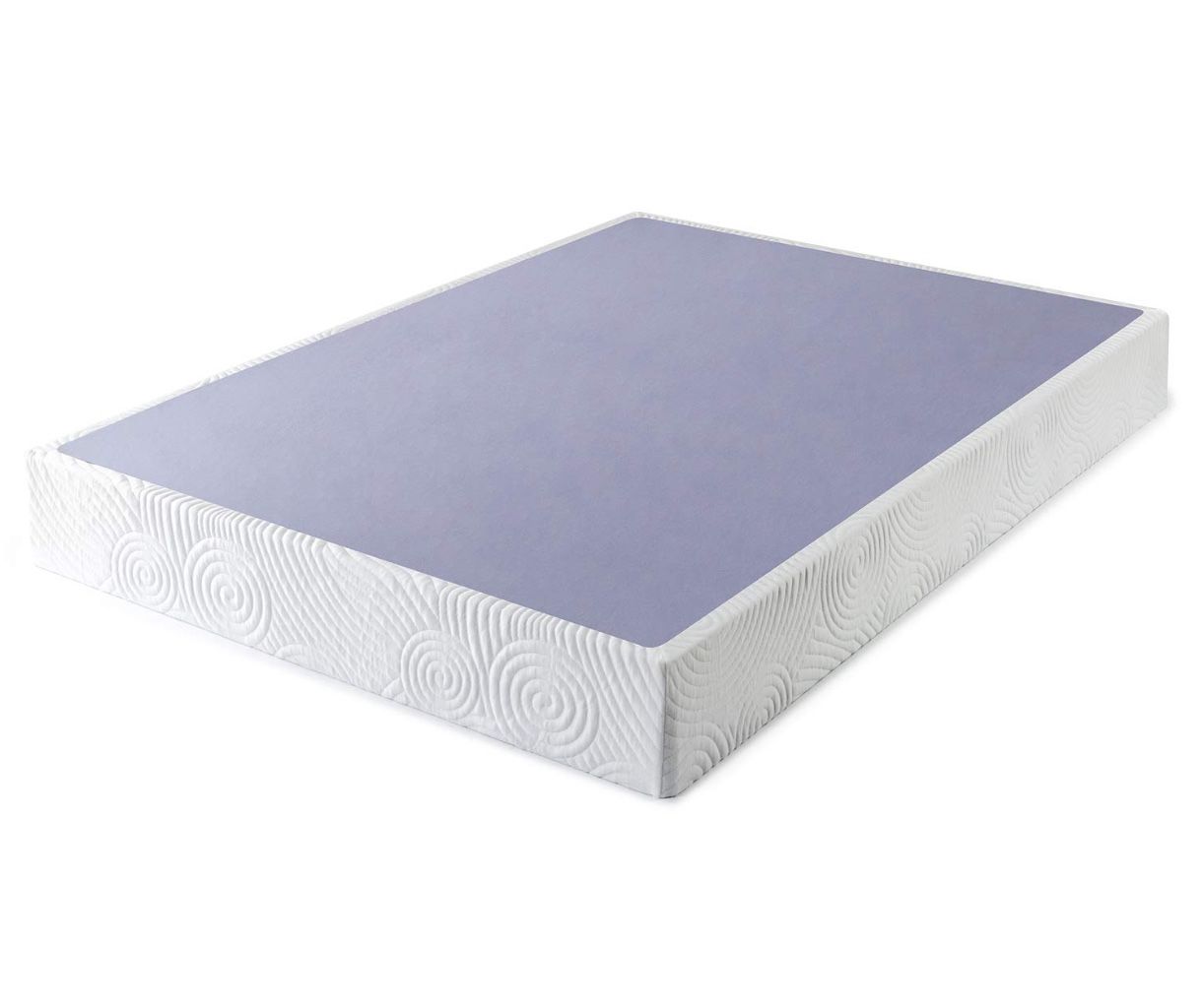 Queen Size 9” Tall ZINUS Metal Box Spring With Wood Slats, 9 Inch Mattress Foundation